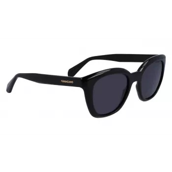 FERRAGAMO SF2000S522100 dames zonnebril Havana acetaatframe grijze verloopglazen 52/21/145 mm