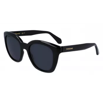 FERRAGAMO SF2000S522100 dames zonnebril Havana acetaatframe grijze verloopglazen 52/21/145 mm