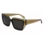 FERRAGAMO SF2002S-327 dameszonnebril Havana acetaat bruin verloop 55mm
