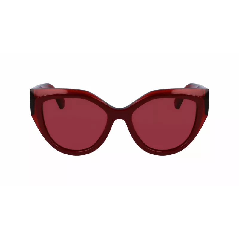 FERRAGAMO SF2004S-618 dames vlinder zonnebril havana acetaat bruin verloopglas 53/18/140 mm