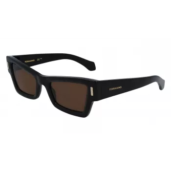 FERRAGAMO SF2006S-001 dameszonnebril zwart grijs 53mm