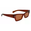 FERRAGAMO SF2006S-232 Dames zonnebril Havana Brown Gradient 53mm