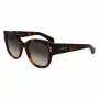 FERRAGAMO SF2007S-240 dames cat-eye zonnebril Havana bruin verloop 51mm