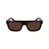 FERRAGAMO SF2009S-242 heren vierkante acetaat zonnebril Havana bruin verloop 56/21/145 mm