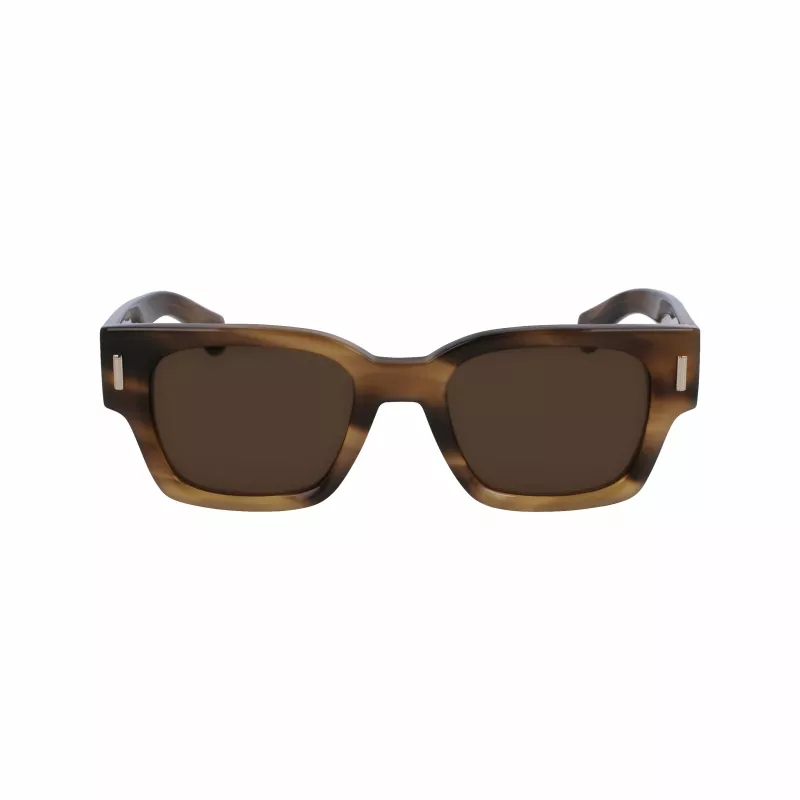 Ferragamo SF2010S-319 zonnebril heren groen Havana vierkant acetaat 52mm