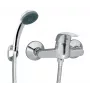 FERRO ELBA BEL77 thermostatische douchemengkraan met verstelbare douchestang, verchroomd