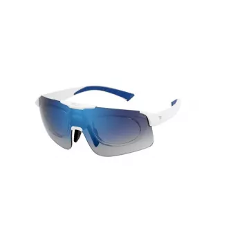 FILA heren shield zonnebril SFI127996VCB - zwart montuur, rookglas, UV400