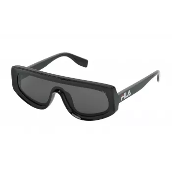 FILA herenzonnebril SF9417990Z42 - zwart montuur, grijze glazen, 99 mm