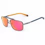 FILA SFI210V60K56R Heren Zonnebril - Zwart montuur, grijze glazen, 61 mm
