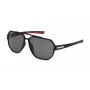 FILA SFI301-60U28P Heren Gepolariseerde Zonnebril, Zwart/Grijs, 60/14/140 mm