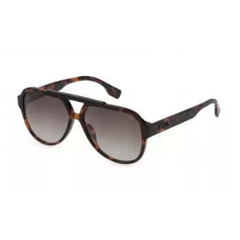 FILA SFI459V590C10 unisex zonnebril - zwart montuur, grijze glazen, 59 mm