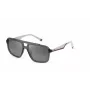 FILA SFI460-574ALP unisex rechthoekige zonnebril - havana/bruin acetaatmontuur, bruine polycarbonaatglazen, UV400-bescherming