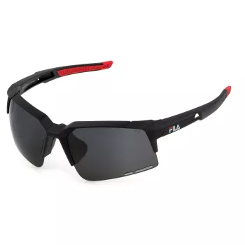 FILA SFI515 unisex zonnebril matzwart smoke grey 67mm