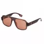 FILA SFI529-540J58 unisex rechthoekige zonnebril Havana 54mm