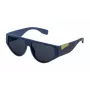 FILA Unisex zonnebril SF936457U43B - mat zwart montuur, rookglas, UV400-bescherming