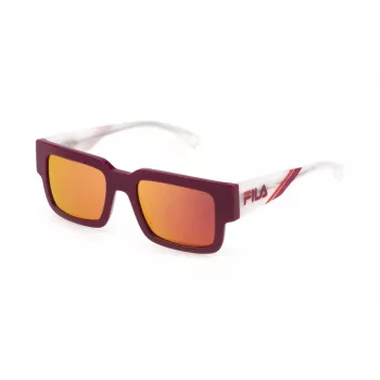 FILA Dames zonnebril SFI314-516Y6X Havana rechthoekig 51mm