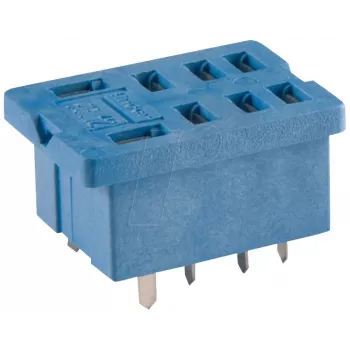 Finder 96.14 printplaat-voet voor 56.34 relais, 14-polig, 10A, 250V, zwart