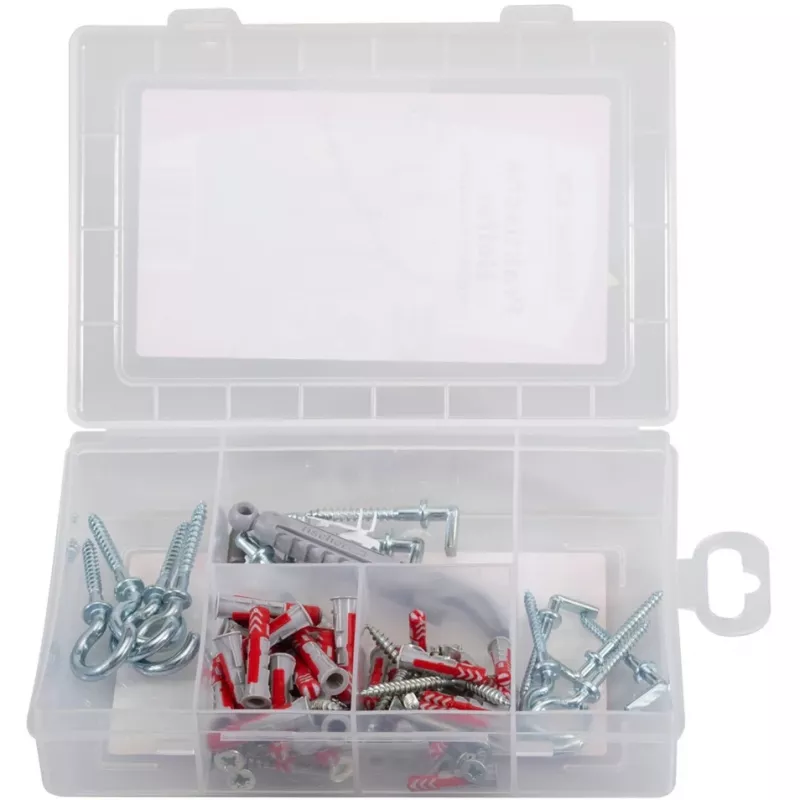 Fischer DuoPower 547212 Verhuishulp plug- en schroefassortiment, 76 stuks