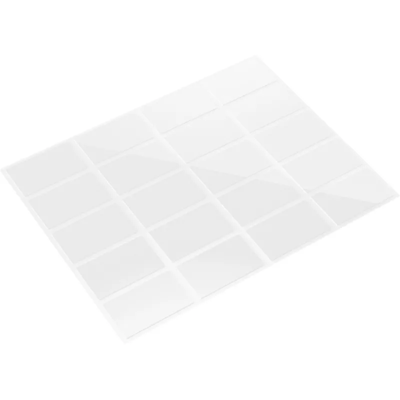FISCHER GOW montagestrips 20 stuks, wit, 22 x 36 mm, zelfklevend