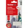FISCHER GOW montagestrips 20 stuks, wit, 22 x 36 mm, zelfklevend