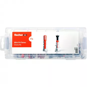 fischer MiniFixTainer DuoLine bevestigingsset 77 delen 560098