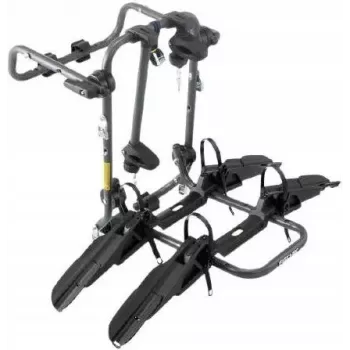 Fischer ProlineEvo trekhaakfietsendrager voor 2 fietsen, 45 kg, e-bike-compatibel, opvouwbaar, kantelfunctie, 13-polig