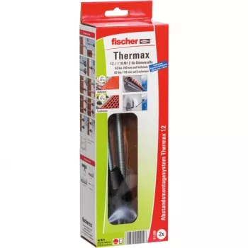 FISCHER Thermax 12/110 M12 afstandmontagesysteem, 2 stuks