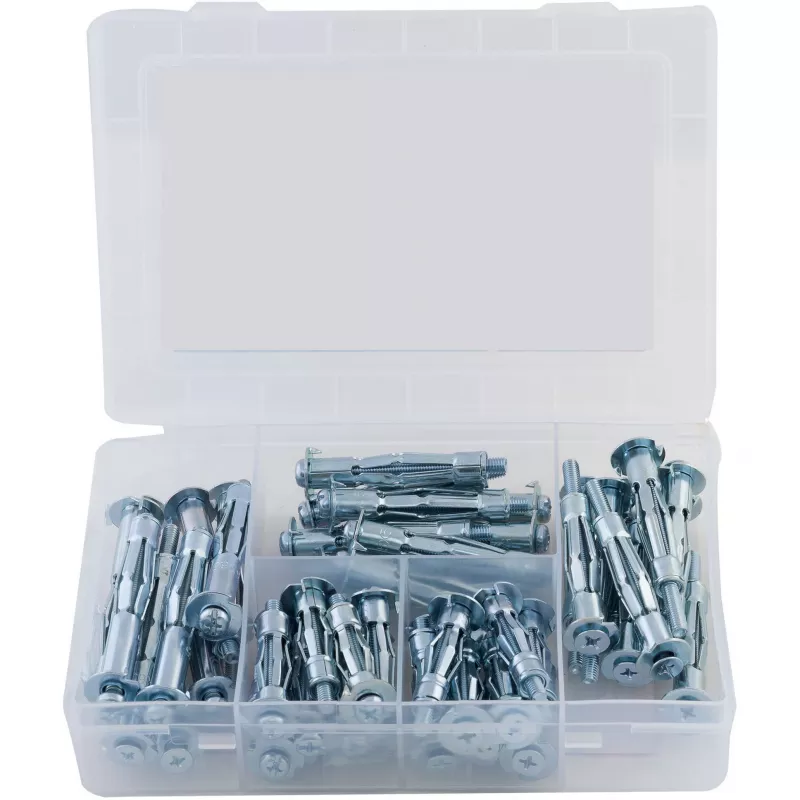 fischer universele bevestigingsset DUOPOWER 100-delige kit (50 pluggen, 50 schroeven) 558327