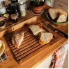 Fiskars 1059230 rechthoekige bamboe snijplank 35 x 25 cm