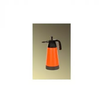 FISKARS drukspuit 1,8 l handpomp tuinspuit met verstelbare sproeier, HDPE-tank, ergonomische greep, zwart/oranje