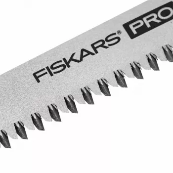Fiskars Pro Compact Folding Saw, 160 mm blad, twee bladen, SoftGrip-handgreep, veiligheidsvergrendeling