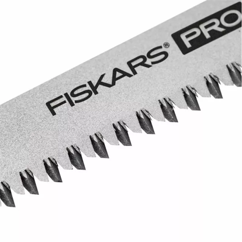 Fiskars Pro Compact Folding Saw, 160 mm blad, twee bladen, SoftGrip-handgreep, veiligheidsvergrendeling