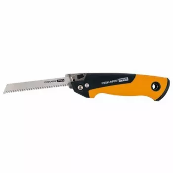 Fiskars Pro Compact Folding Saw, 160 mm blad, twee bladen, SoftGrip-handgreep, veiligheidsvergrendeling