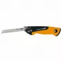 Fiskars Pro Compact Folding Saw, 160 mm blad, twee bladen, SoftGrip-handgreep, veiligheidsvergrendeling