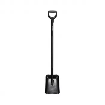 FISKARS SnowXpert Comfort sneeuwschep met D-greep, zwart, 131 cm