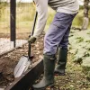 Fiskars Solid+ XL spade met scherp blad en stalen D-greep, borstaal blad, 1250 mm