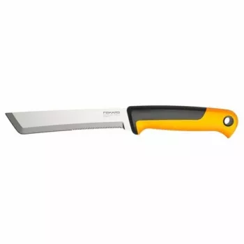 Fiskars X-series K82 oogstmes, roestvrijstalen lemmet, SoftGrip-greep, 15 cm, zwart/oranje