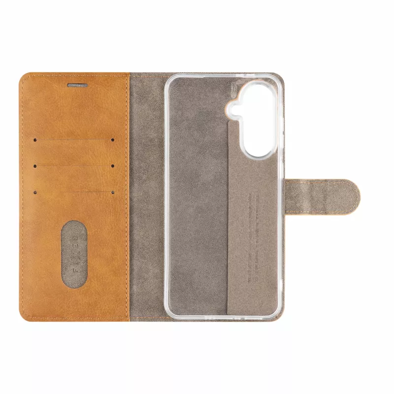 Fixed Opus Book Case voor Samsung Galaxy A37 5G, kunstleer, bruin