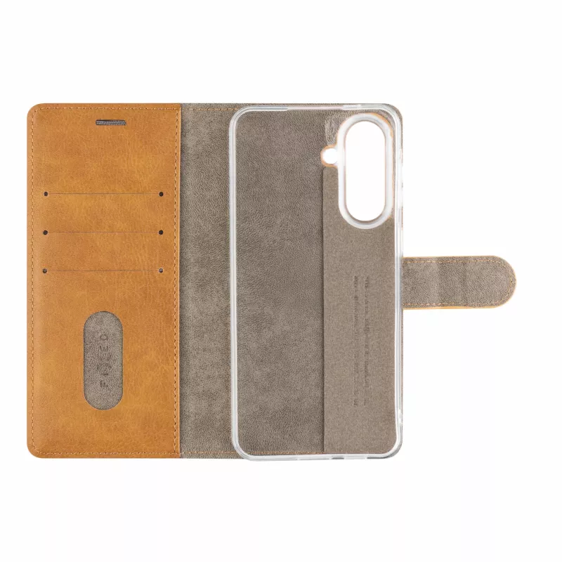 Fixed Opus Book Case voor Samsung Galaxy A57 5G, kunstleer, bruin