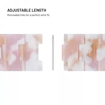 FIXED Resin Strap pro voor Apple Watch 38/40/41, Candy Pink