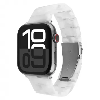 FIXED Resin Strap pro voor Apple Watch 38/40/41, Cloud White