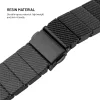 FIXED Resin Strap pro voor Apple Watch 44/45/46/49, Carbon Black