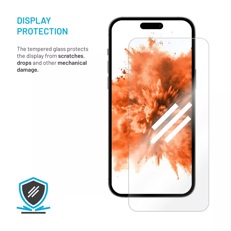 Fixed displayschermfolie Xiaomi 17 Ultra gehard glas helder 2.5D