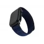 Fixed Sporty nylon armband voor Apple Watch 38/40/41mm – donkerblauw