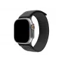 FIXED Sporty nylon band voor Apple Watch Ultra 49mm - donkergrijs (160-210 mm)