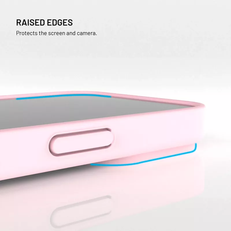 Fixed Story back cover voor Xiaomi 17 rubberachtig roze