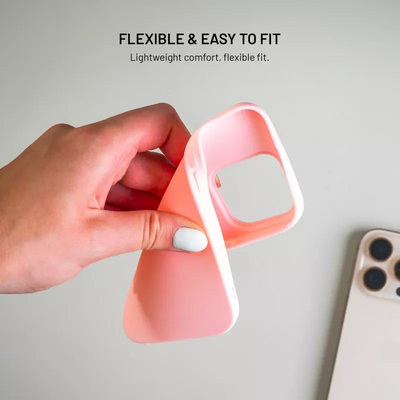 Fixed Story back cover voor Xiaomi 17 rubberachtig roze