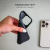 Fixed Story achterzijde cover voor Xiaomi 17 Ultra, rubberachtig, zwart