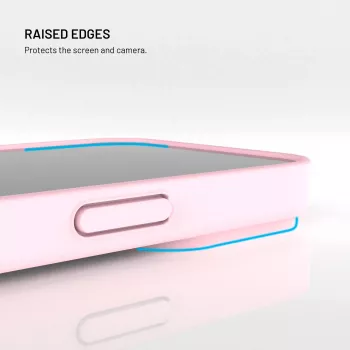 Fixed Story Achterkant Cover voor Xiaomi 17 Ultra, gerubberd, Roze