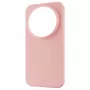 Fixed Story Achterkant Cover voor Xiaomi 17 Ultra, gerubberd, Roze